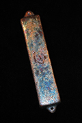 Mezuzah - Fine Silver and Porcelain